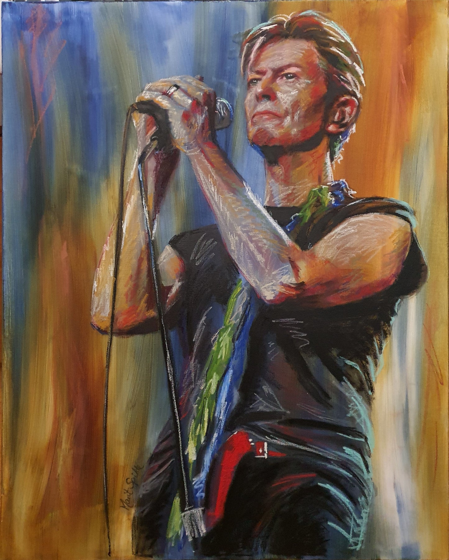 David Bowie - Mixed Media (80×100 cm)