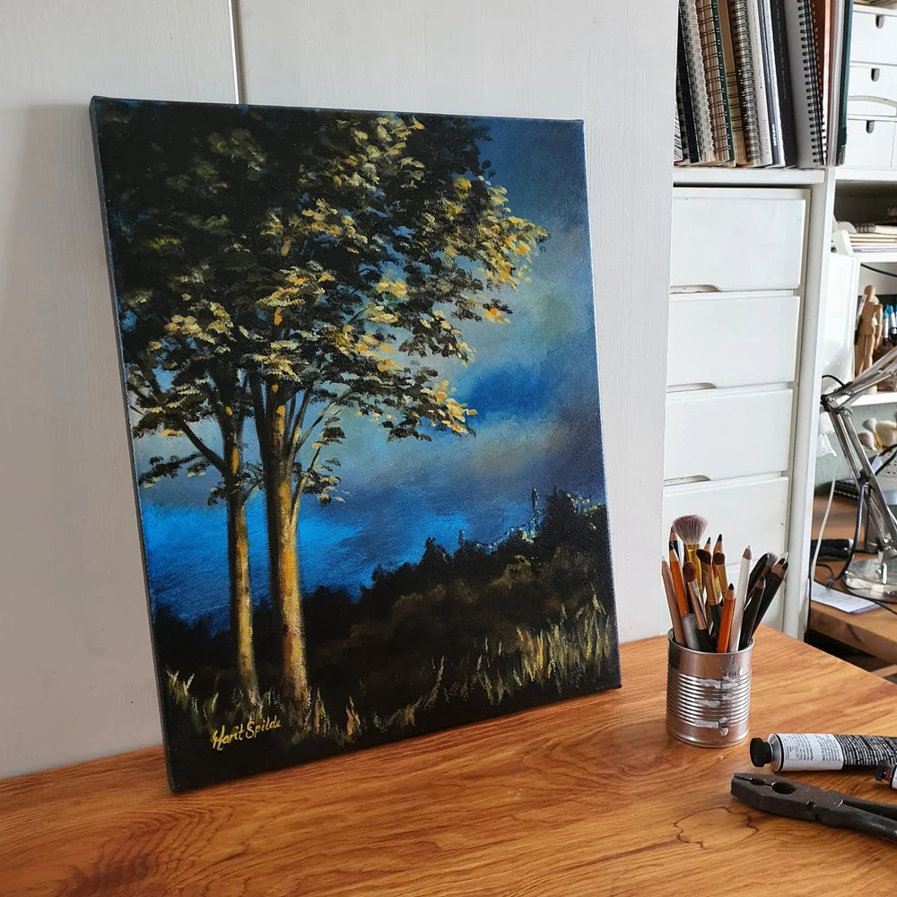 Night, 40x50 cm
