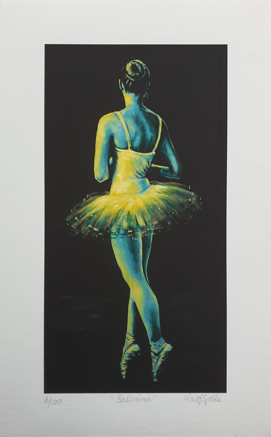 Ballerina, giclee print 