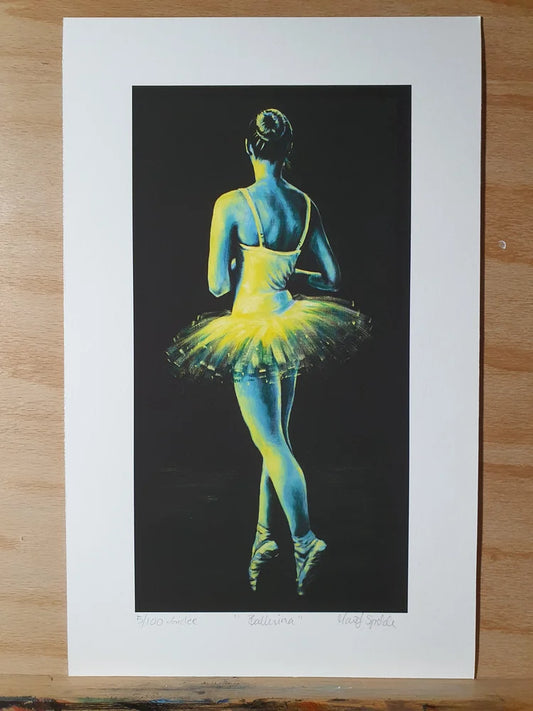 Ballerina,  lite giclée-trykk