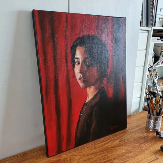 Drapery of silence, 40x50 cm