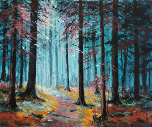 Eventyrskog, 60x50 cm