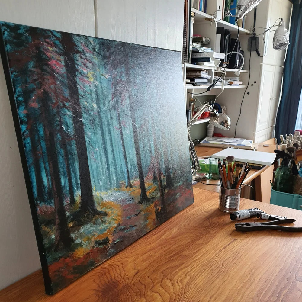 Eventyrskog, 60x50 cm