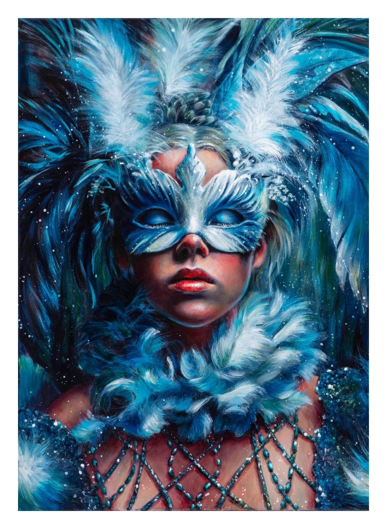 Feathered Resilience, Giclée print