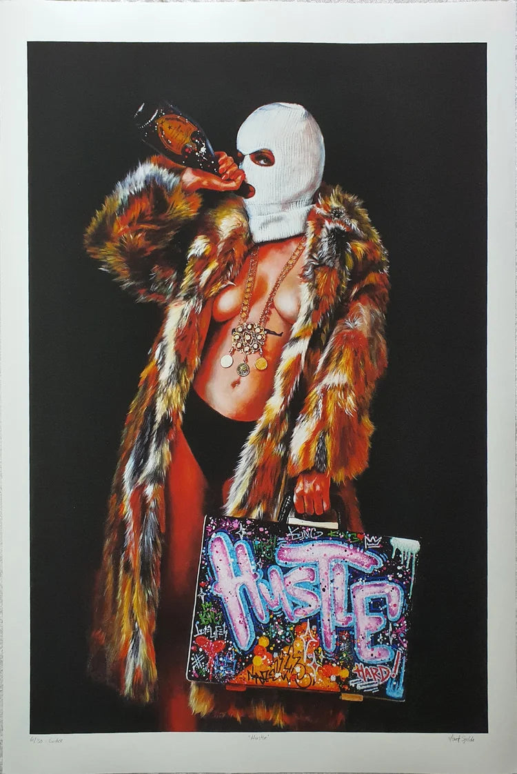 Hustle, giclee print, 66x100 cm.