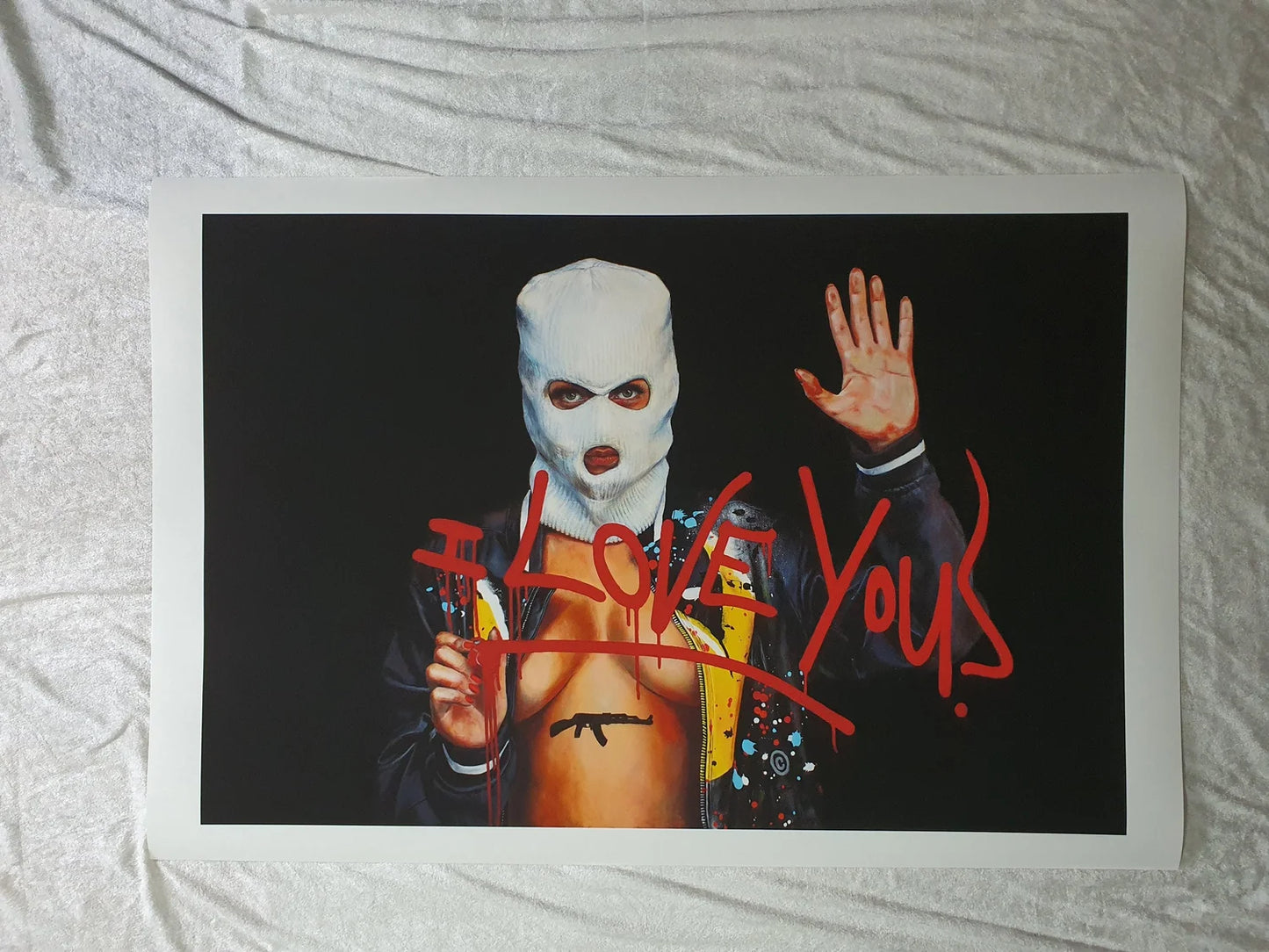 I Love You , Giclee print, 66x100 cm