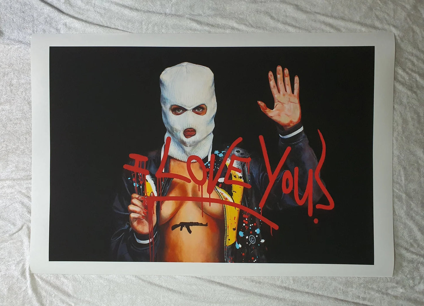 I Love You , Giclee print, 66x100 cm