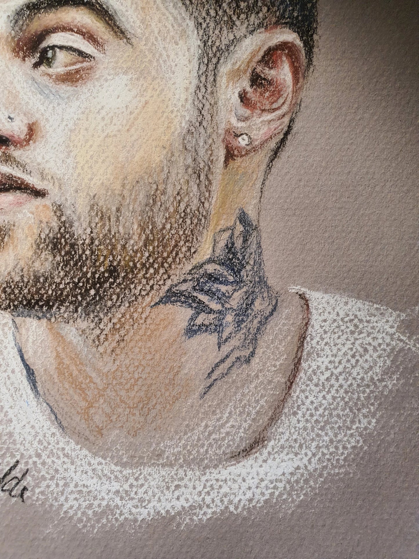 Mac Miller – Original pastelltegn­ing (innrammet)