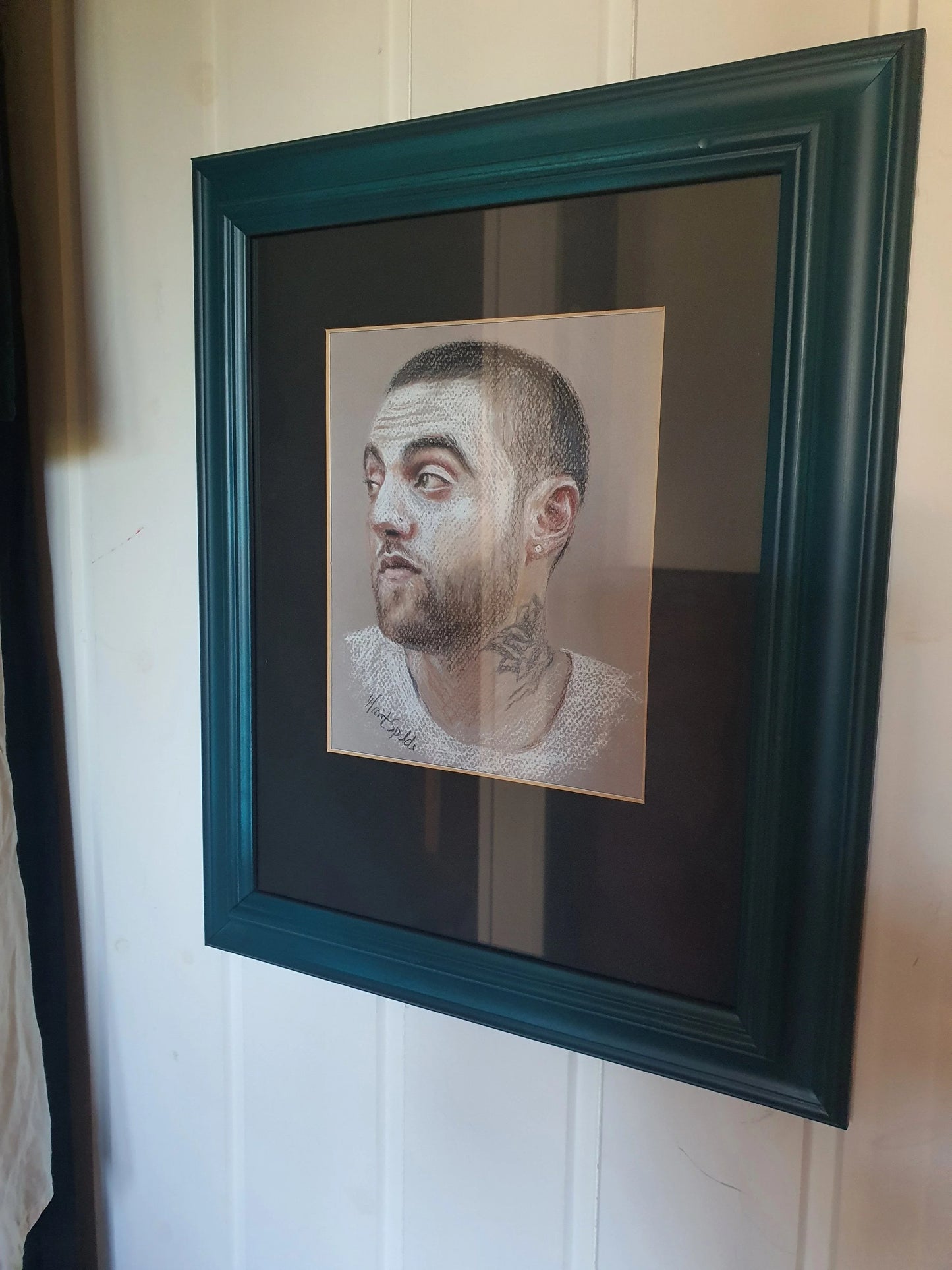 Mac Miller – Original pastelltegn­ing (innrammet)