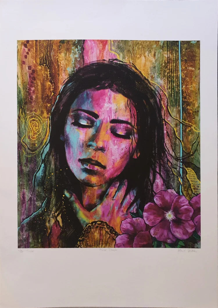 Pink Touch, giclee print, 35x40 cm.