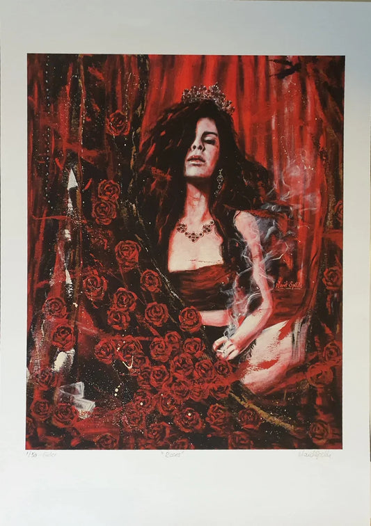 Roses, giclee print, 36x45 cm. 