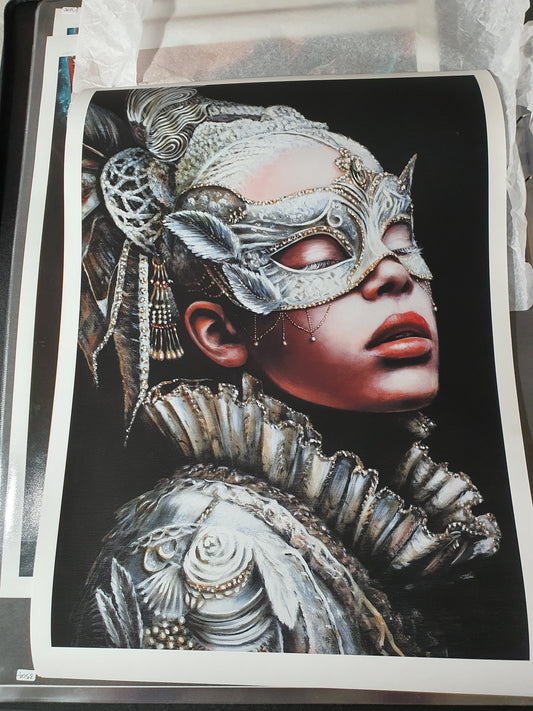 Between Silk and Steel,  Giclée-trykk